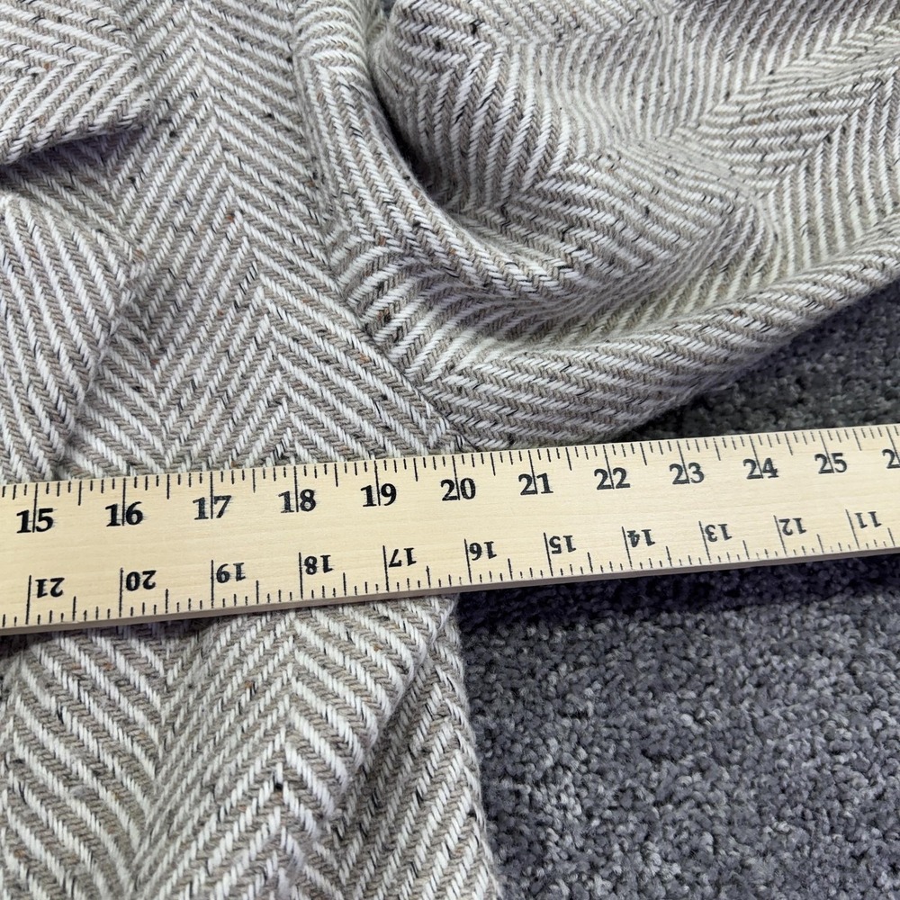 Edition Express Coat Womens Medium Beige Long Overcoat Lined Preppy - Picture 3 of 10